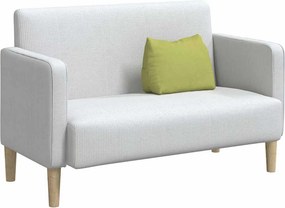 vidaXL Μαξιλάρι Πλάτης Ανοιχτό Πράσινο 45 x 35 x 20 cm ύφασμα