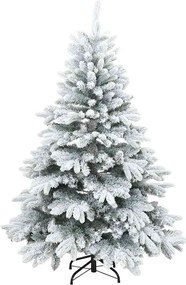 vidaXL Τεχνητό Χριστουγεννιάτικο Δέντρο Λευκό 150 cm ΠΕ και PVC