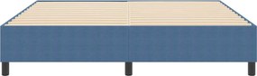 vidaXL Κρεβάτι πλατφόρμα Μπλε 180 x 200 cm ύφασμα