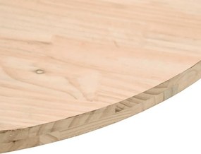 vidaXL Επιφάνεια Τραπεζιού Ø90 x 2,5 εκ. από Μασίφ Ξύλο Πεύκου