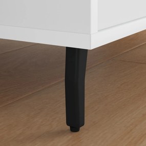 vidaXL Στηρίγματα 2 τεμ. Μαύρο 40 x 40 x 100 mm Σίδερο
