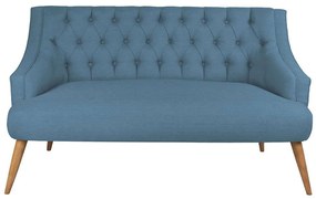 Καναπές Διθέσιος Lamont 558ZEN1238 140x74x80cm Blue