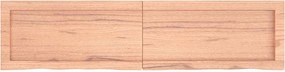 vidaXL Πάγκος Μπάνιου Αν. Καφέ 120x30x(2-4) εκ. Επεξεργ. Μασίφ Ξύλο