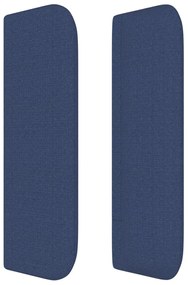 vidaXL Κεφαλάρι με Πτερύγια Μπλε 147x16x78/88 εκ. Υφασμάτινο