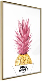 Αφίσα - Trendy Pineapple - 20x30 - Χρυσό - Χωρίς πασπαρτού