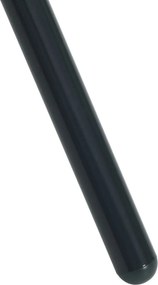 vidaXL Τραπέζι Βεράντας Στρογγυλό Ανθρακί Ø110x72,5 εκ. Ατσάλι