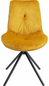 Καρέκλα Mila Κίτρινη 51x65x88εκ - Κίτρινο