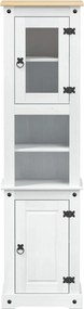 vidaXL Ντουλάπι Μπάνιου Λευκό 50 x 40 x 185 εκ. Στερεά ξυλεία πεύκου