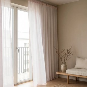 Κουρτίνα (140x270) Με Τρέσα Easy Home Timpani Pink