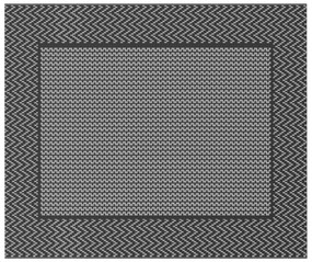 vidaXL Εξωτερικό Χαλί "ARAKIL" Μαύρο και Γκρι 250x300 εκ PP