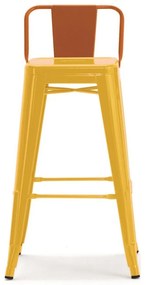 Σκαμπό Μπαρ Dolix/SB2 02-00-0628 44x43x95cm Yellow