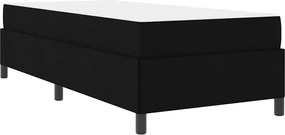 vidaXL Κρεβάτι με ελατήρια Μαύρο 80 x 200 cm ύφασμα