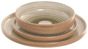 Επιτραπέζια σκεύη Home ESPRIT Πράσινο Πήλινα 18 Τεμάχια