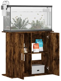 vidaXL Βάση Ενυδρείου Καπνιστή Δρυς 81x36x73 εκ. Επεξεργασμένο Ξύλο