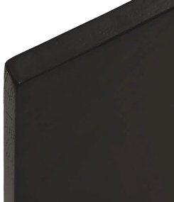 vidaXL Ράφι Τοίχου Σκούρο Καφέ 60x30x2 εκ. Επεξεργ. Μασίφ Ξύλο Δρυός