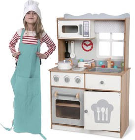 Wooden Play kitchen 7253 15 pcs