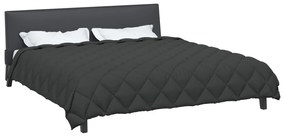 vidaXL Χειμερινό Παπλωματοθήκη Ανθρακί 200 x 220 cm Μικροΐνες