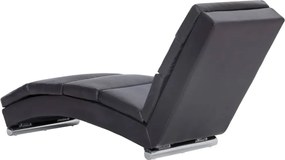 vidaXL Ανάκλιντρο Γκρι από Συνθετικό Δέρμα