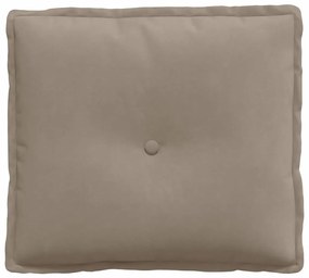 vidaXL Μαξιλάρι Πλάτης Taupe 50 x 45 εκ. Ύφασμα Μικροΐνας