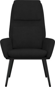 vidaXL Πολυθρόνα Relax Μαύρη Υφασμάτινη