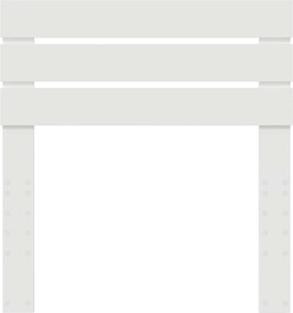 vidaXL Κεφαλάρι Λευκό Επεξεργασμένο ξύλο
