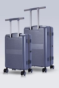 Stewehome Σετ 2 τεμαχίων βαλίτσες με θύρες φόρτισης USB και από πολυκαρβονικό υλικό