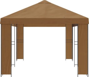 vidaXL Κήπος Γκαζebo 6 x 3 m Μπεζ Πολυεστέρας και Χάλυβας 190