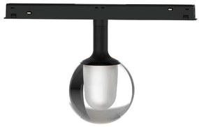Σποτ Led Eiva VK/04609/TR/DA/B/W Για Μαγνητική Ράγα Λεπτή 48V Dali 3000K 375lm 3W 360° CRI>90 ø75cm IP20 Black VKLed