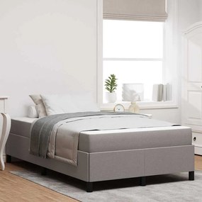 vidaXL Κρεβάτι με ελατήρια Ταμπά και Μαύρο 120 x 200 cm