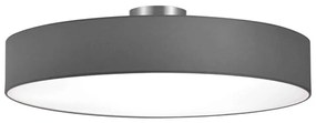 Φωτιστικό Οροφής - Πλαφονιέρα Hotel 603900511 5xE27 60W Φ65cm 17cm Grey Trio Lighting Metal, Fabric