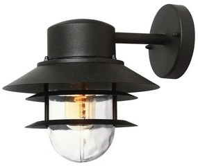 Φανάρι  Απλίκα Φωτιστικό Τοίχου 1xE27 IP44 Copenhagen Elstead Lighting-COPENHAGEN-BK-Μαύρο COPENHAGEN-BK