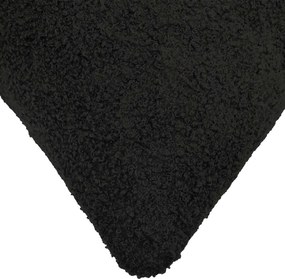 vidaXL Κάλυμμα Μαξιλαριού 2 pcs HEERLEN Μαύρο 60 x 60 cm Μπουκλέ