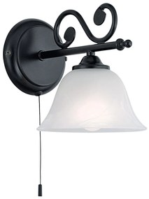 Φωτιστικό Τοίχου Murcia 91006 White-Black Eglo Metal, Glass