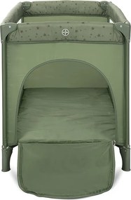 BABY COT CARINA 2 LAYERS OIL GREEN STARS
