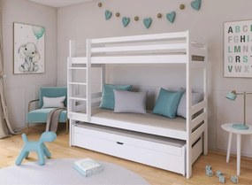 LESSI 90x200 graphite bunk bed Lano Furniture