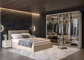 Επενδυμένο κρεβάτι Phantom-160 x 200