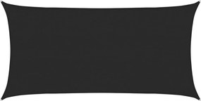 vidaXL Πανί Σκίασης Μαύρο 2 x 3,5 μ. από HDPE 160 γρ./μ²