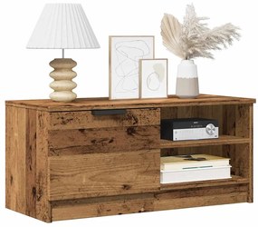 vidaXL σετ ντουλάπι τηλεόρασης 2 τεμαχίων Παλαιό ξύλο 80x35x36,5 cm