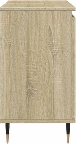 vidaXL Ντουλάπι Μπάνιου Sonoma Δρυς 58 x 33 x 60 εκ. από Επεξεργ. Ξύλο