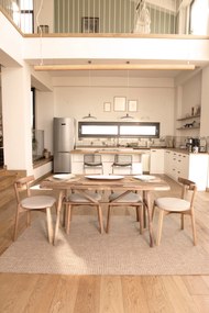 Stewehome Μασίφ Τραπέζι Καρυδιάς Slim 150x80x74.5 cm