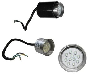 Σποτ Χωνευτό Κλιμακοστασίου 230V Led 0.4W θερμό λευκό ή μπλε Lumen-3-9503114-Αλουμίνιο 3-9503114