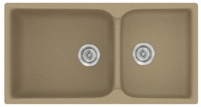 Sanitec Classic 307 Metallic Cream Νεροχύτης