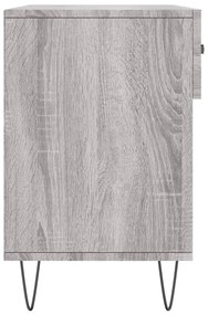 vidaXL Παπουτσοθήκη Γκρι Sonoma 102x35x55 εκ. από Επεξεργασμένο Ξύλο