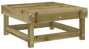 vidaXL Υποπόδια Κήπου με Μαξιλάρια 2 τεμ. από Εμποτισμένο Ξύλο Πεύκου