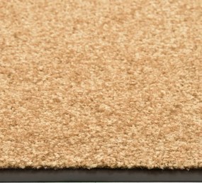 vidaXL Πατάκι Εισόδου Πλενόμενο Κρεμ 40 x 60 εκ.