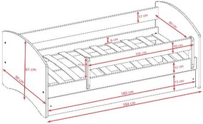 Παιδικό Κρεβάτι Babydreams-Prasino-180 x 80