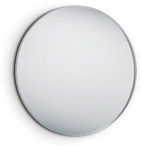 Καθρέπτης Στρόγγυλος  Ø80 εκ. Ασημί Μεταλλικό Πλαίσιο Mirrors &amp; More Britta 1430189
