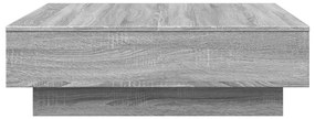 vidaXL Τραπεζάκι Σαλονιού Γκρι Sonoma 90x90x28 εκ. Επεξεργασμένο Ξύλο
