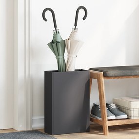 vidaXL Μαύρος Σταυρός Ομπρέλας 28x12x41 εκ. Ατσάλι