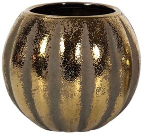 Βάζο Κεραμικό 0024-124-158 18x16cm Gold-Sand Ceramic